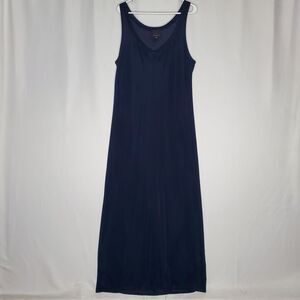 Also Known As Maxi Dress Medium Blue Slinky Stretch Sleeveless Grunge 90's